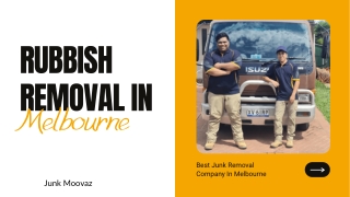 Rubbish Removal Services Melbourne | Junk Moovaz
