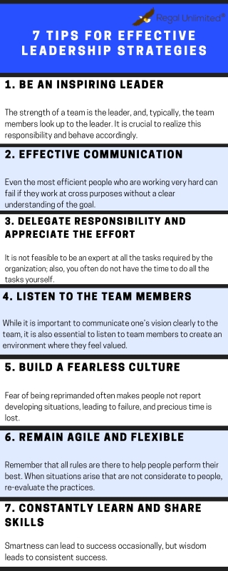 7 Tips for Effective Leadership Strategies