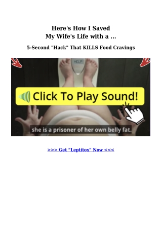 5-Second "Hack" That KILLS Food Cravings