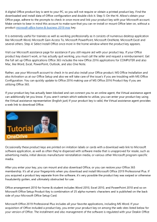 Microsoft Office 2019 Home & Business Mac