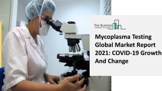 Mycoplasma Testing Global Market Report 2021 COVID-19 Growth And Change