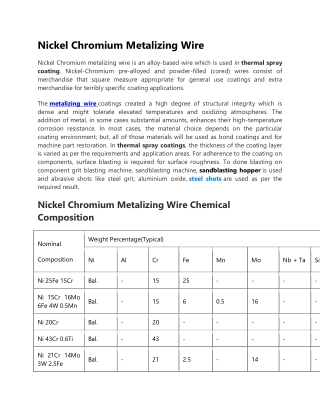 Nickel Chromium Metalizing Wire-converted