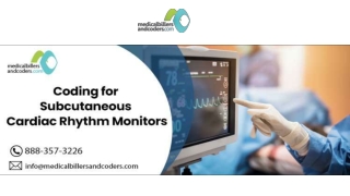 Coding for Subcutaneous Cardiac Rhythm Monitors