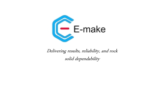 3d printing and prototype machining services - E-make