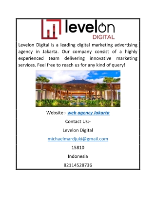 web agency Jakarta | Levelon Digital