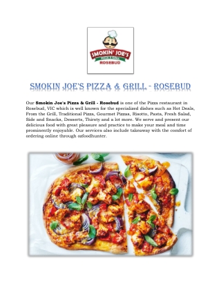 Smokin Joe's Pizza & Grill - Rosebud