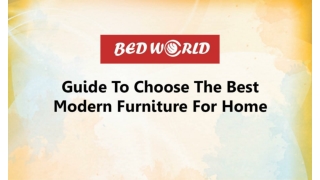 Guide Choosing Best Modern Furniture For Home | Furniture Stores Perth