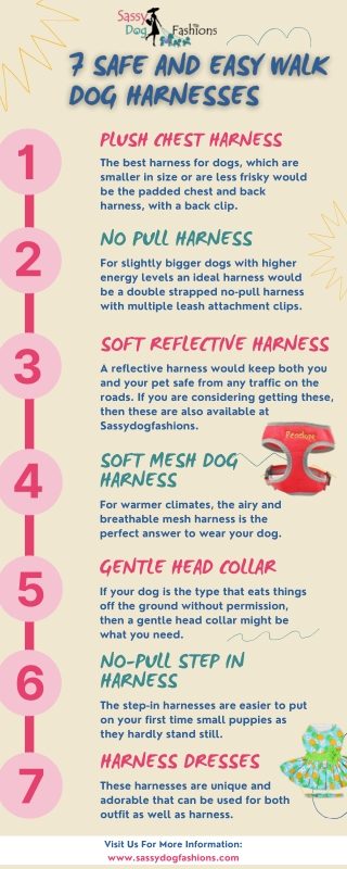 7 Safe And Easy Walk Dog Harnesses