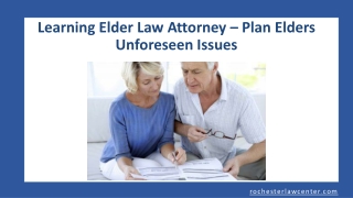 Learning Elder Law Attorney