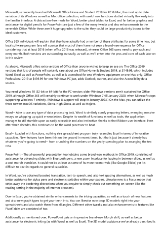 Microsoft Office Home and Student 2019