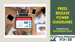 Press Release Power Guidelines