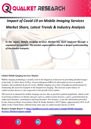 Mobile Imaging Services Market Share, Latest Trends & Industry Analysis