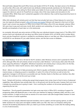 Microsoft Office Home & Student