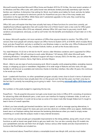Microsoft Office Home & Student 2019 Price