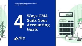 4 Ways CMA  Suits Your Accounting Goals