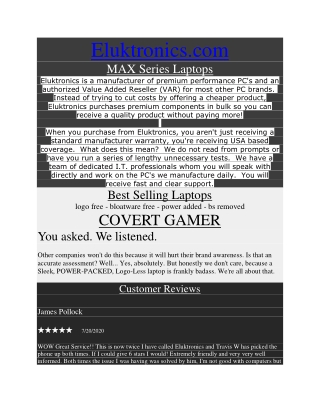 Gaming Laptop