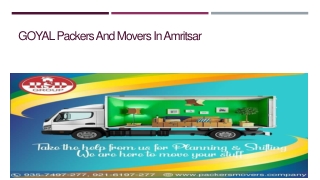 Are You Looking For Packers And Movers In Amritsar