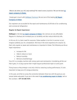 AIR CONDITIONING STOP WORKING-converted