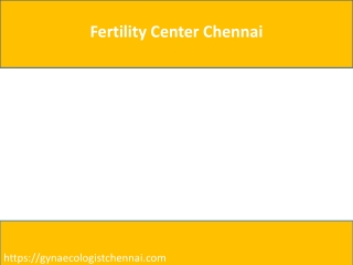 Fertility Center Chennai