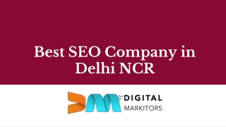 Best SEO company in Delhi NCR