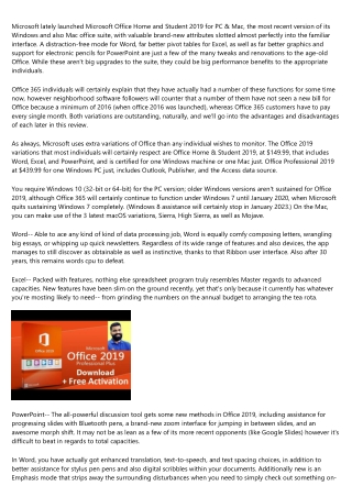 Microsoft Office Home & Student 2019 Price