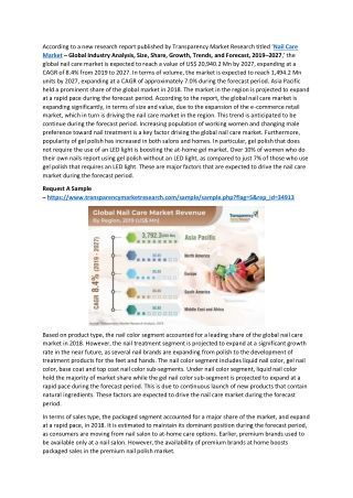 Nail Care Market