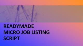 PHP MICRO JOBS SCRIPT