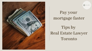6 Tips to help you pay mortgage faster
