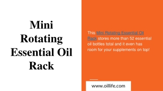 Mini Rotating Essential Oil Rack