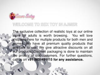 Sex Toys in Ajmer | Call  91 9831491115