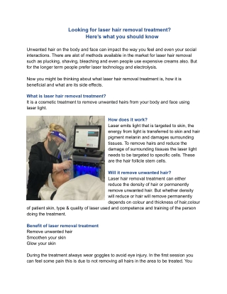 laser hair removal