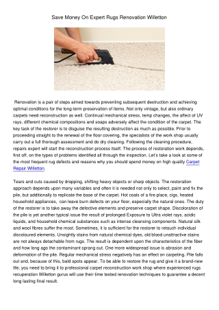 SaveMoneyOnExpertRugsRenovationWilletton