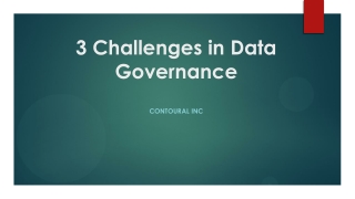 3 Challenges in Data Governance