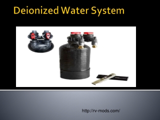 Deionized Water System