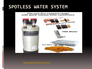 Spotless Water System