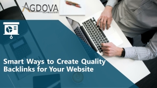 Smart Ways to Create Quality Backlinks for Your Website