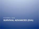 SURVIVAL ADVANCED SVA