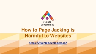 How to Page Jacking is Harmful to Websites