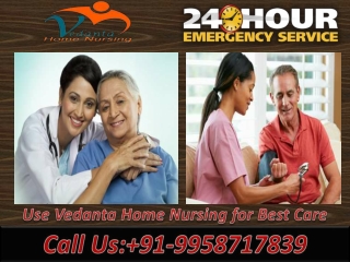 Book Vedanta Home Nursing Service in Kankarbagh and Boring Road, Patna with Medical Team