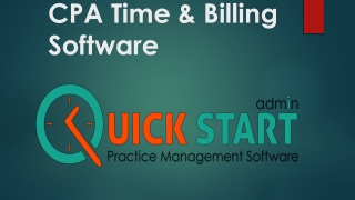 CPA Time & Billing Software