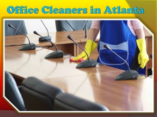 Office Cleaners in Atlanta