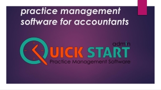 Practice Management Software for Accountants