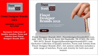 Finestdesignerbrands2021.com - Finest Designer Brands 2021