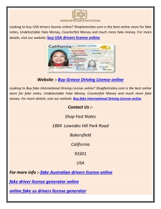 buy USA drivers license online abhi