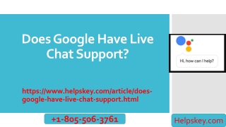 Does Google Have Live Chat Support