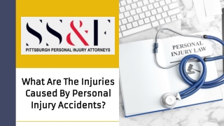 What Are The Injuries Caused By Personal Injury Accidents?