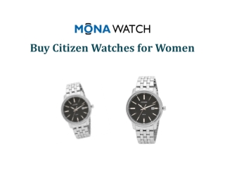 Buy Citizen Watches for Women