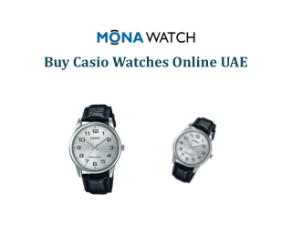 Buy Casio Watches Online UAE