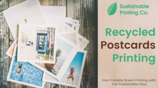 Recycled Postcards Printing Services from Sustainable Printing