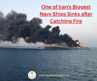 Iran's Biggest Navy Ships Sinks | News Agency in Battle Creek MI